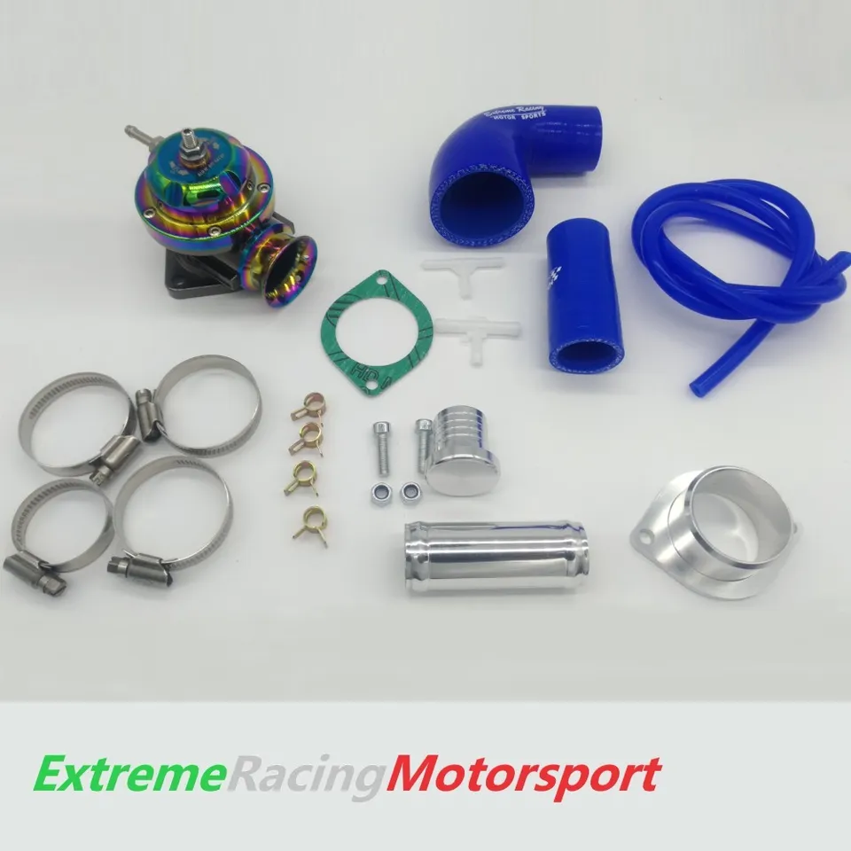 Xtreme Racing Impianto Carburante e Regolatori di Pressione Kit Valvola Pop Off ERM RS Abarth 500 multicolor blu