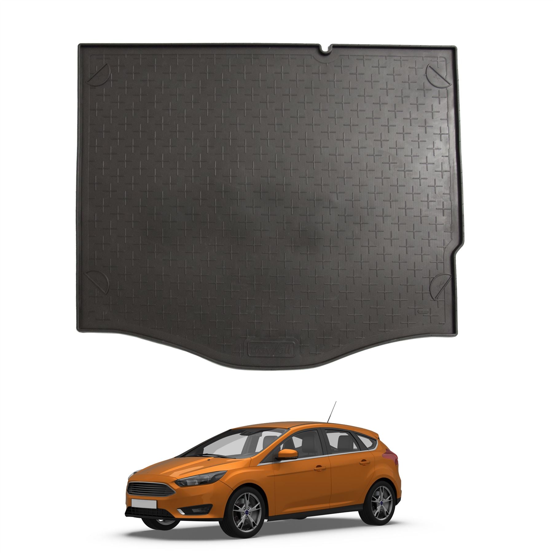 Travall Trunk Liners Ford Focus Rubber Boot Liner 2011-2018