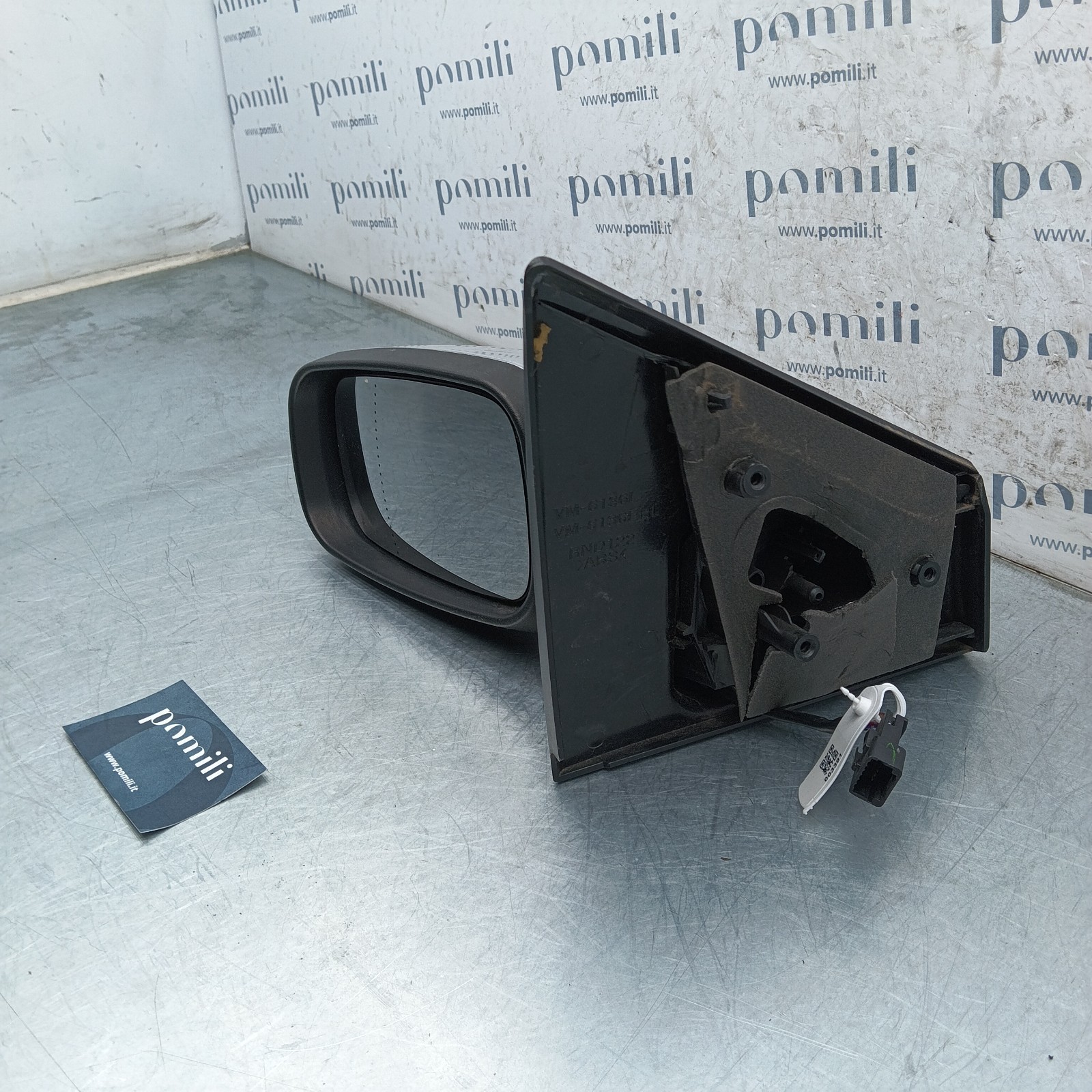 Pomili Cristalli Specchietto retrovisore sinistro 5 pin Renault Scénic II E11015877