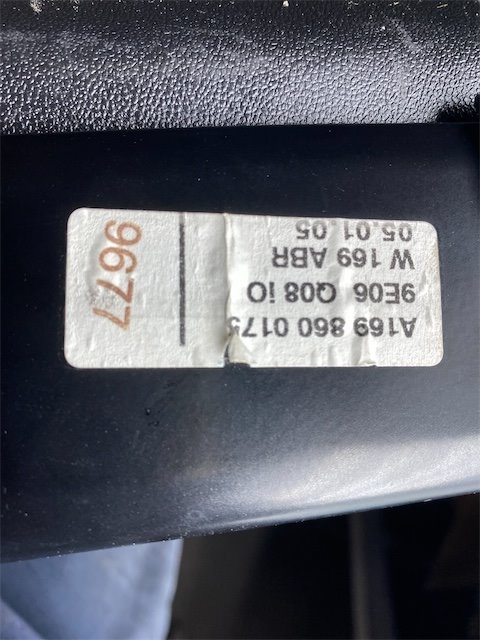 Pomili Rivestimenti interni e parti interne ripiano cappelliera Mercedes-Benz Classe A W/C169 07/04-04/13