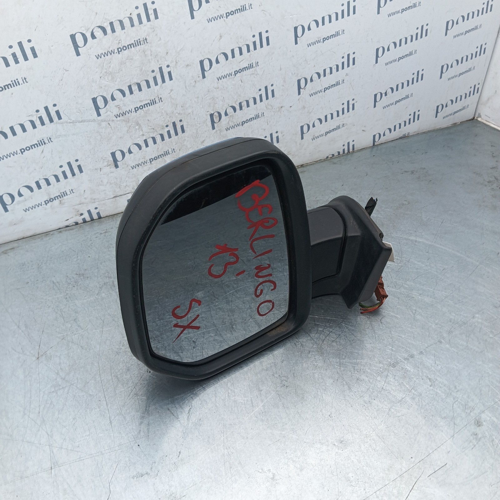 Pomili Cristalli Citroën Berlingo 96813743XT specchietto sinistro 5 pin usato