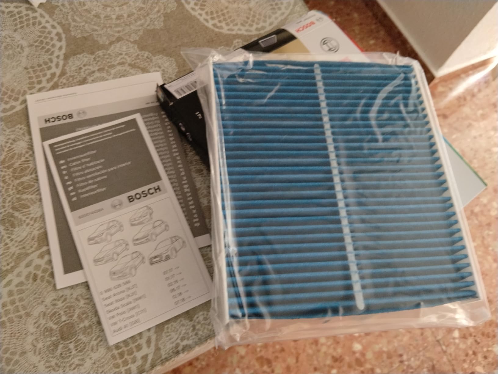 Bosch HCP Filtri 0986628566 filtro abitacolo antivirus antiallergico