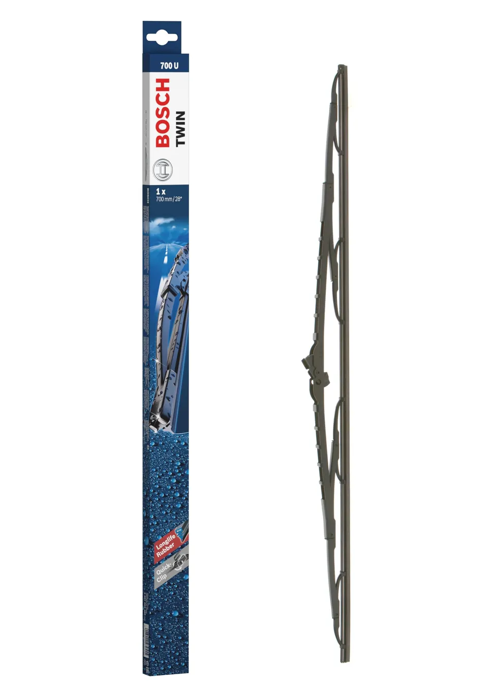 Bosch HCP Spazzole tergicristallo Twin 700U spazzola anteriore 700 mm doppia gomma