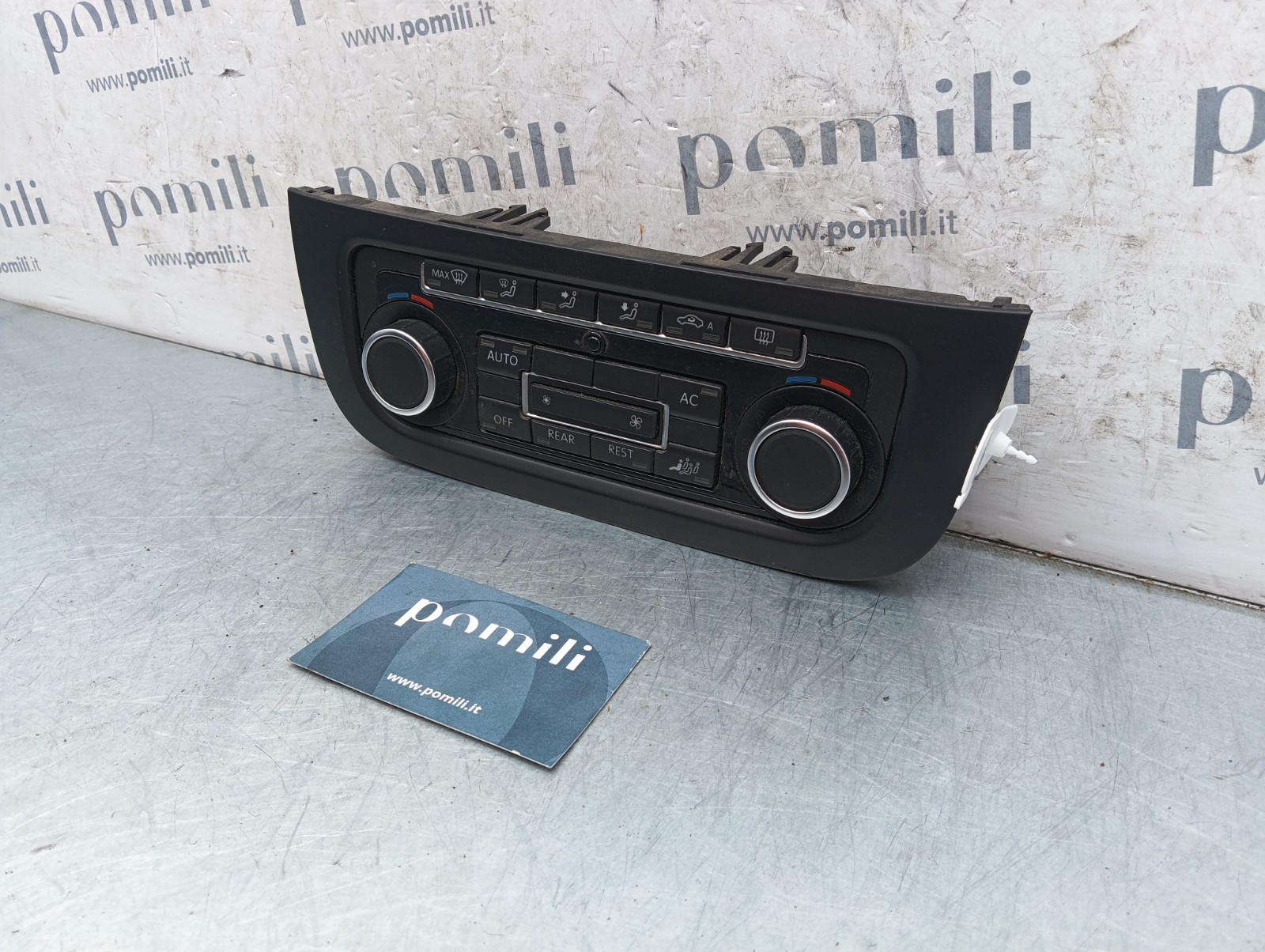 Pomili Climatizzazione Volkswagen Sharan 5K0907044FK pannello comandi Climatronic usato