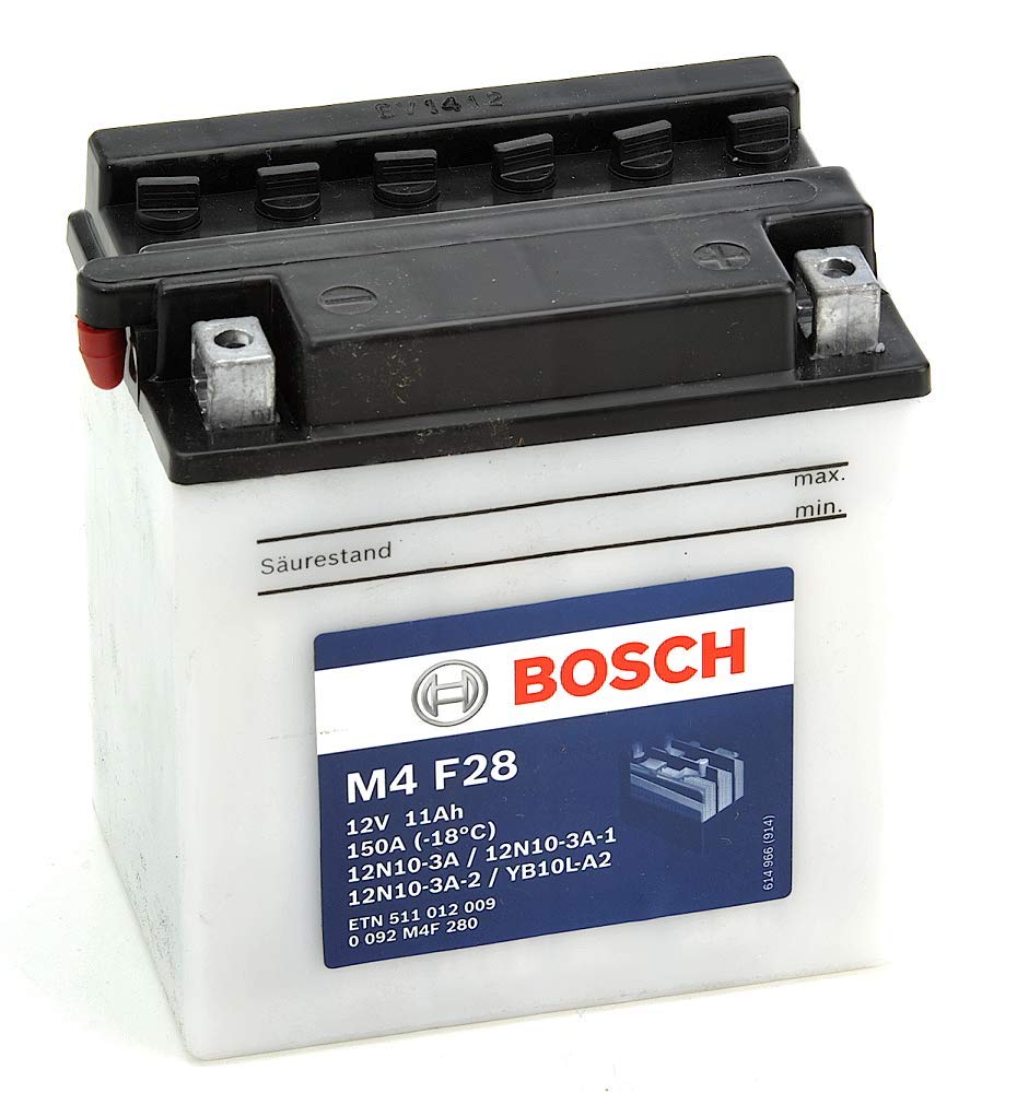 Bosch Componenti elettrici 0 092 M4F 280 batteria moto 10 Ah