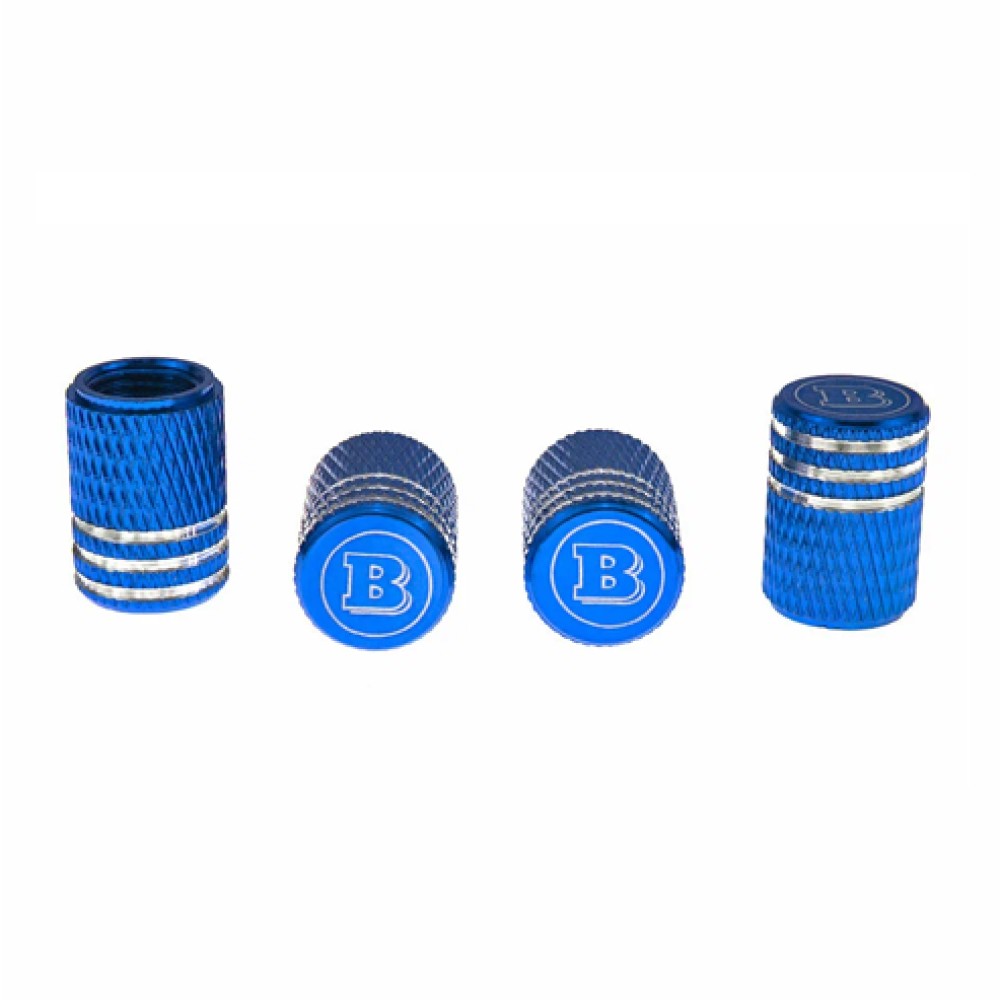 Xtreme Racing Tappini Coprivalvola Blu Brabus 4 pezzi in alluminio