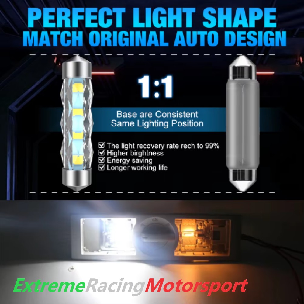 Xtreme Racing Lampadine LED ERM360 C5W-36 C5W 36 mm 600 lm