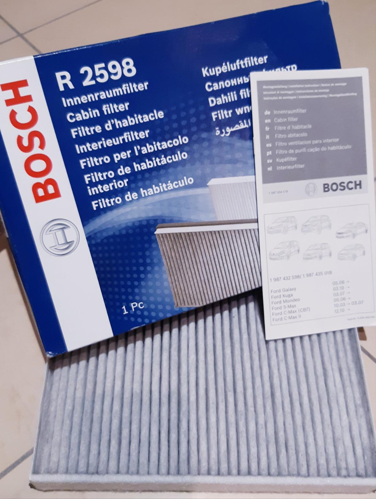 Bosch HCP Filtri 1987432598 filtro abitacolo carboni attivi antiodore