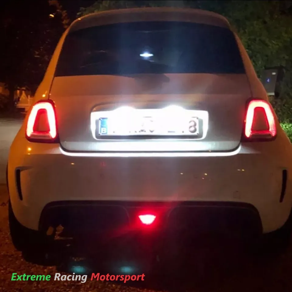 Xtreme Racing Accessori per Illuminazione LED Abarth 500 placchette LED targa coppia bianco IP68