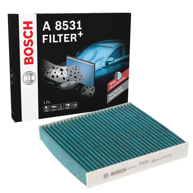 Bosch HCP Filtri A8531 filtro abitacolo antibatterico e antiodore
