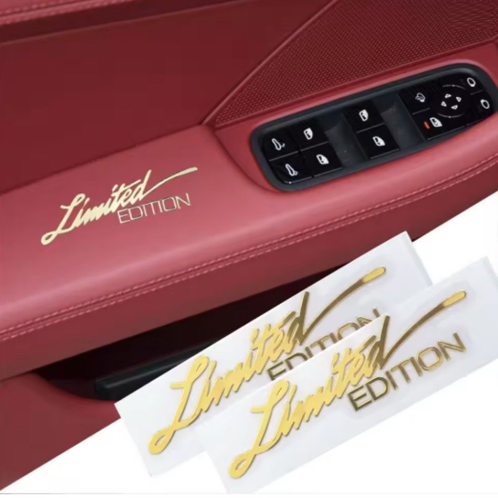 Xtreme Racing Decorazioni Auto e Adesivi Limited Edition adesivi gold 2 pezzi
