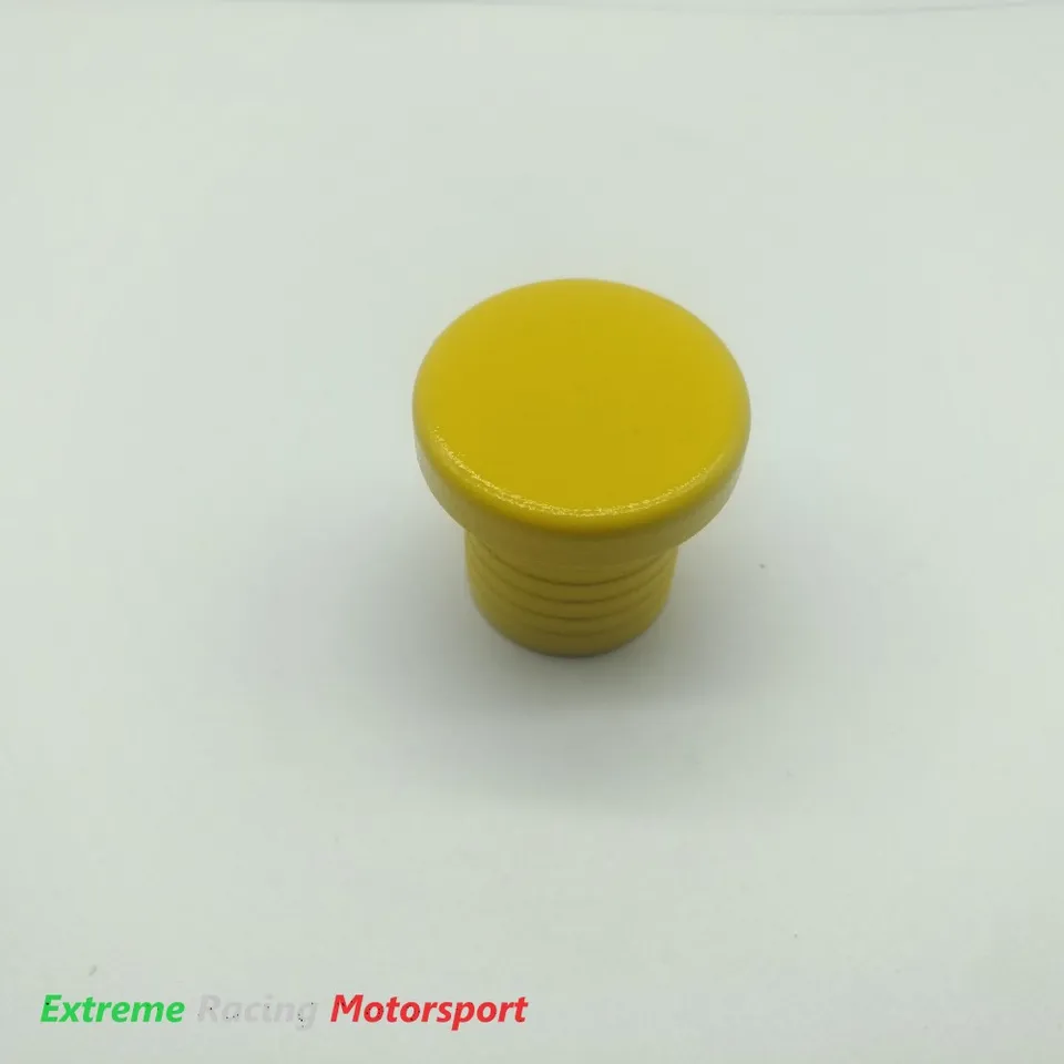Xtreme Racing Impianto Carburante e Regolatori di Pressione Tappo in alluminio giallo 25 mm