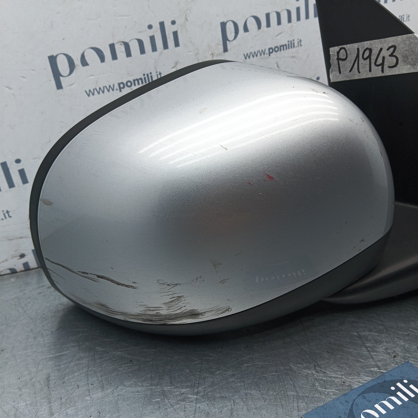 Pomili Cristalli Specchietto retrovisore manuale destro Fiat Panda 169 (2003-2012) 01704811600 usato