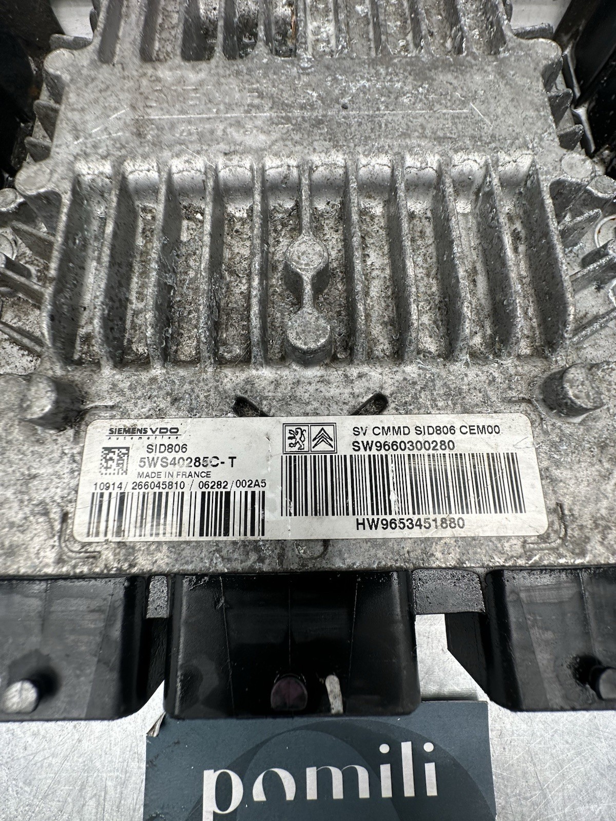 Pomili Motorini avviamento, alternatori, ECU e cavi Centralina motore 1.4 HDi Siemens SID806 9660300280 usata