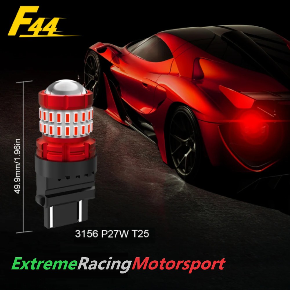 Xtreme Racing Lampadine LED ERM F44 3156 P27W RED lampadine retronebbia rosse 2 pezzi