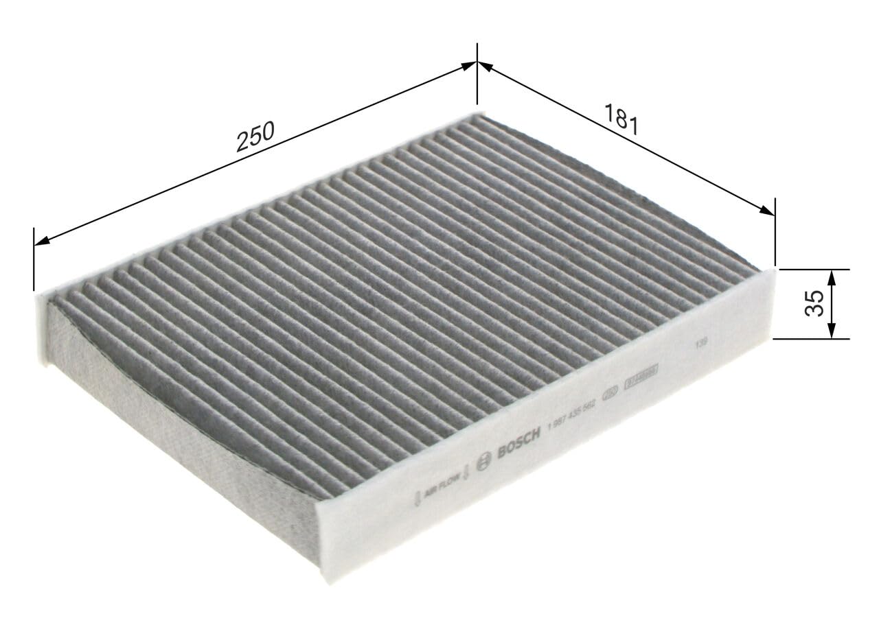 Bosch Filtri 1987435562 filtro abitacolo a carboni attivi