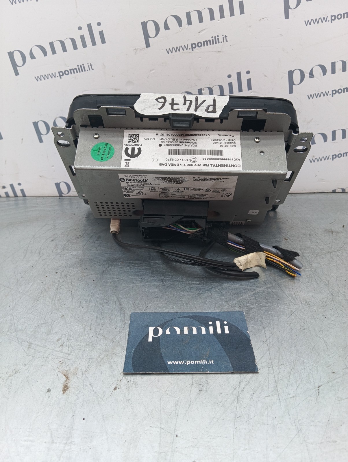 Pomili Elettronica/batteria ibride Display multifunzione Fiat 500L (2017+) 07356582620 display usato