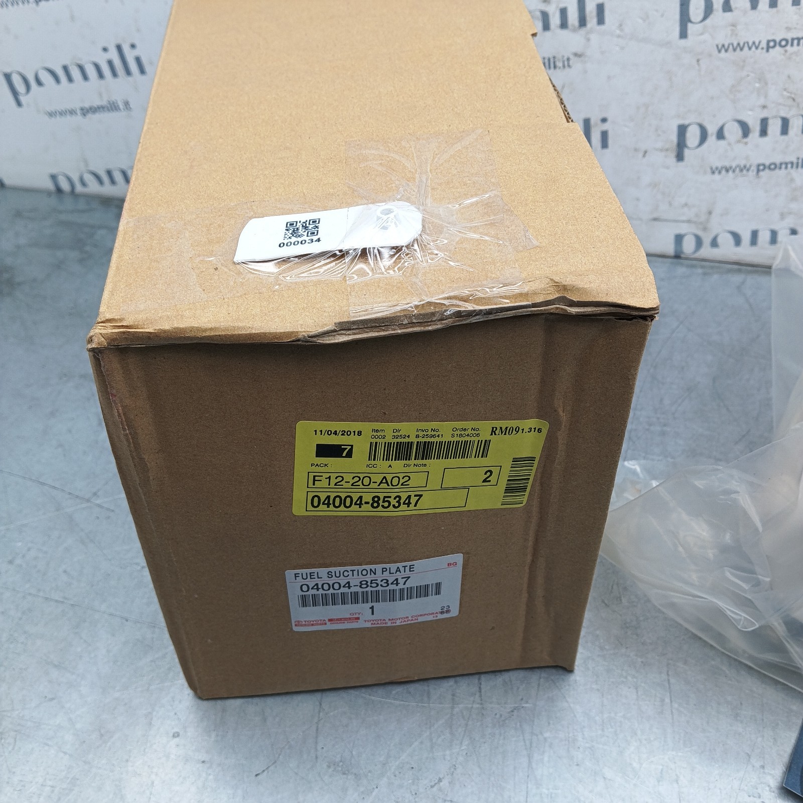 Pomili Alimentazione e scarico Toyota 04004-85347 porta culla pompa carburante