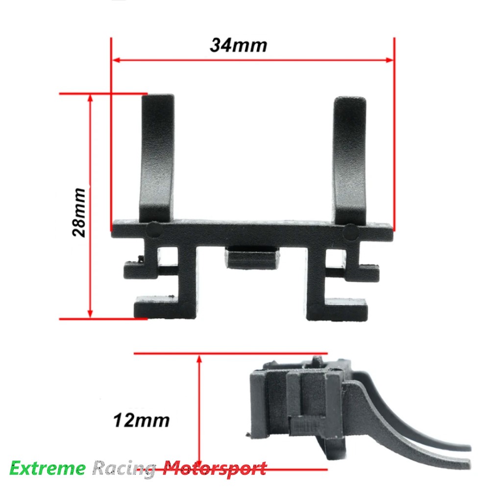 Xtreme Racing Accessori per Illuminazione LED ERM015 adattatori H7 Ford Focus