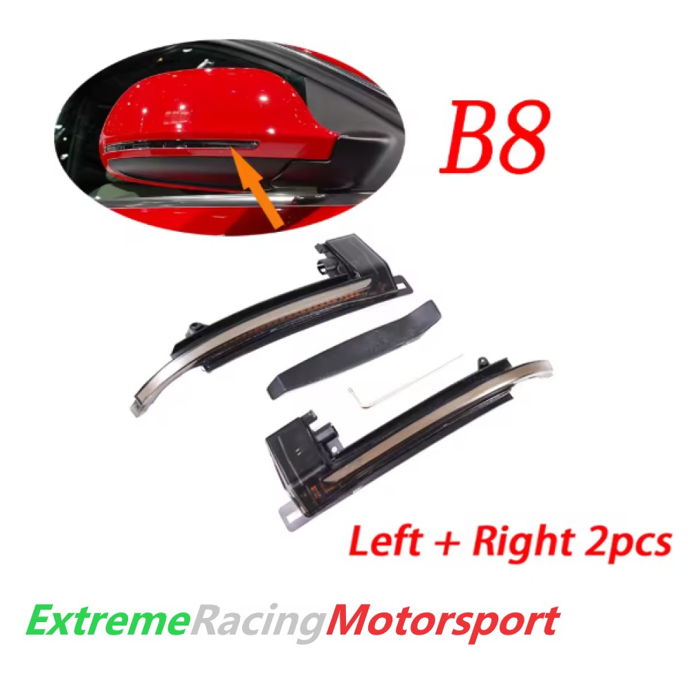 Xtreme Racing Indicatori di Direzione LED Audi A3 8P Restyling 08-10 frecce dinamiche fumé coppia
