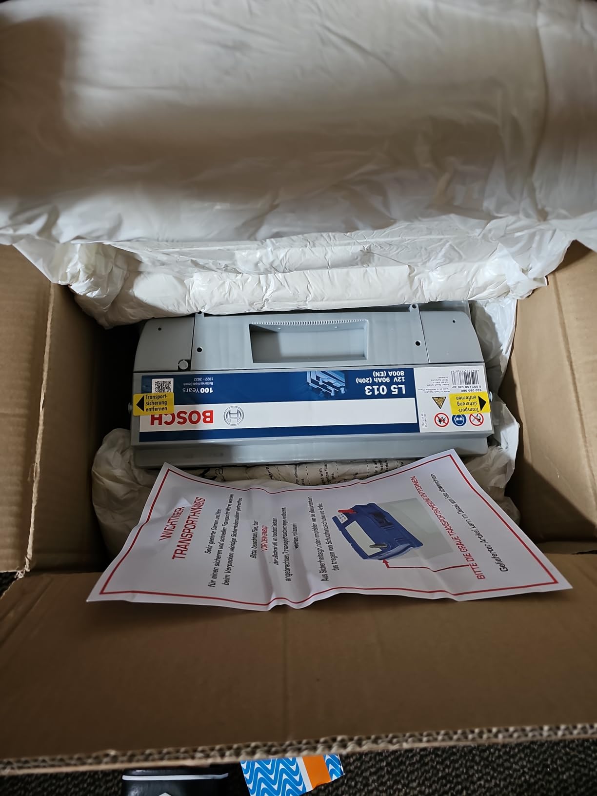 Bosch Batterie L5013 batteria 12 V 90 Ah 800 A