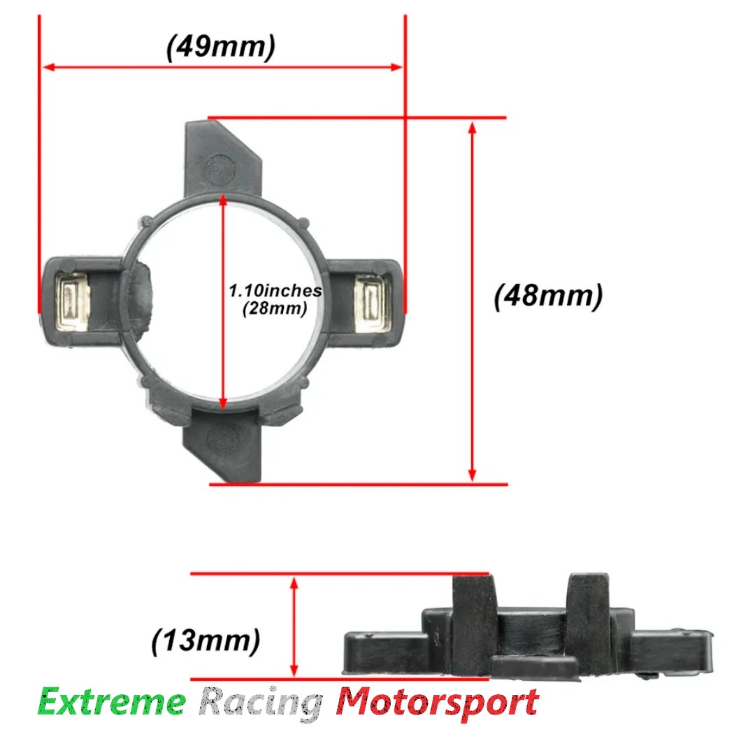 Xtreme Racing Accessori per Illuminazione LED ERML30 adattatori H7 VW Touran Restyling