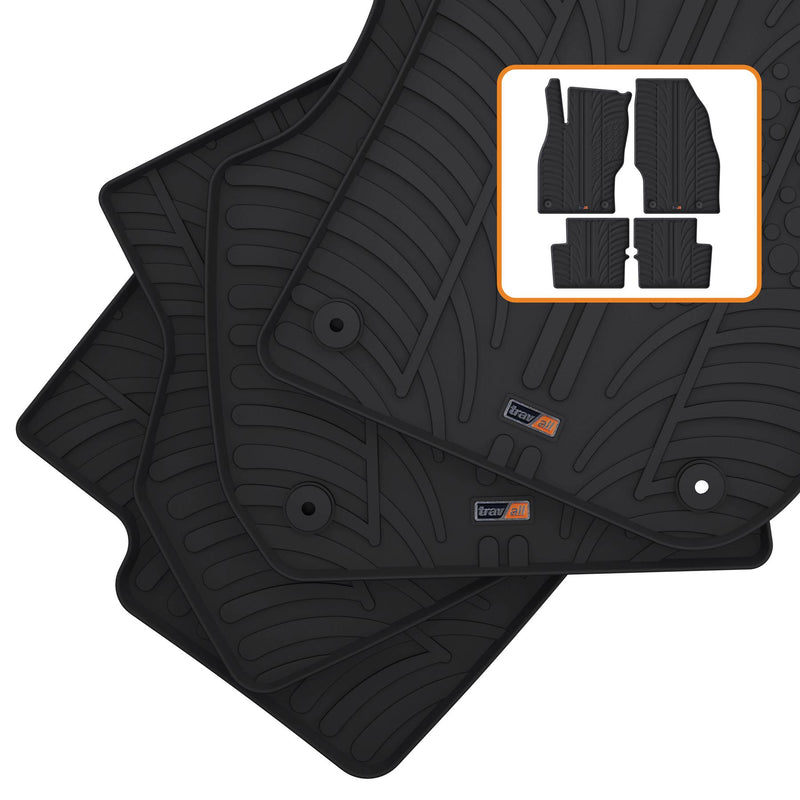 Travall Car Mats Vauxhall Corsa (2014-2019) tappetini auto in gomma