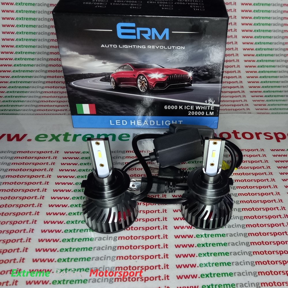 Xtreme Racing Lampadine LED ERM 20K H7 coppia 6000 K CANBUS