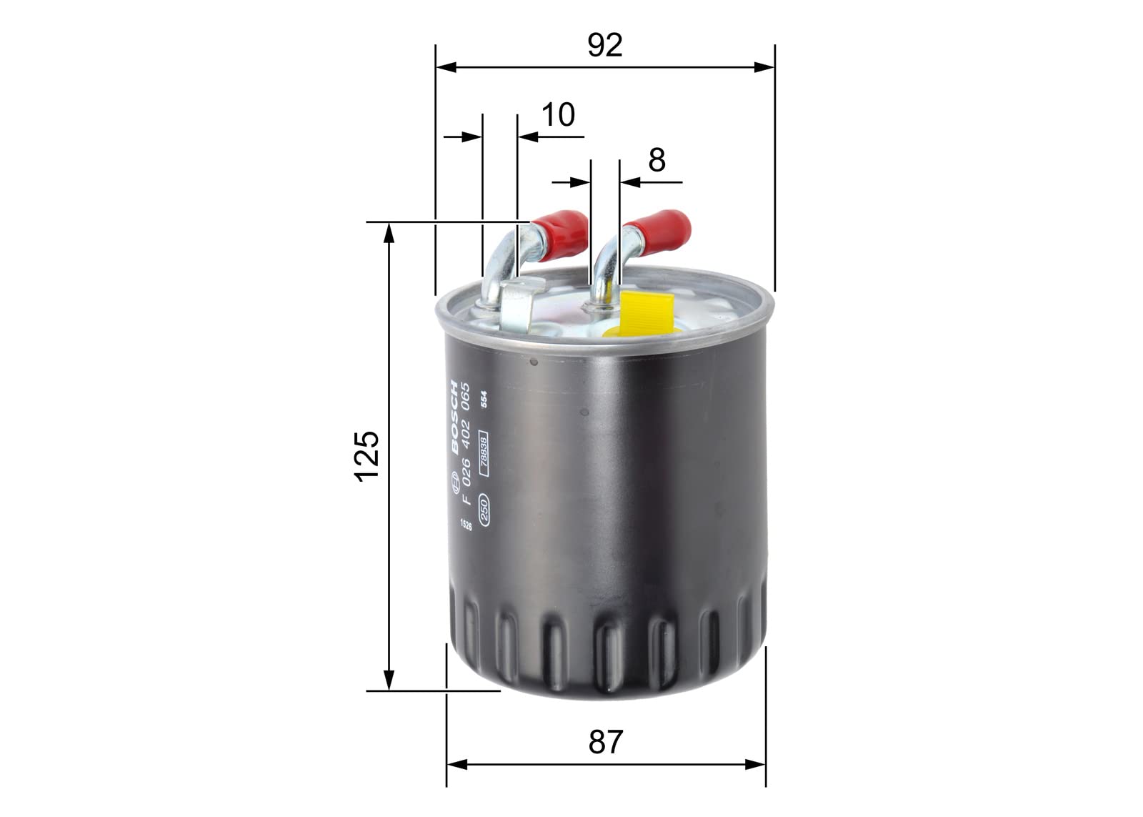 Bosch HCP Filtri F026402065 filtro carburante diesel Mercedes