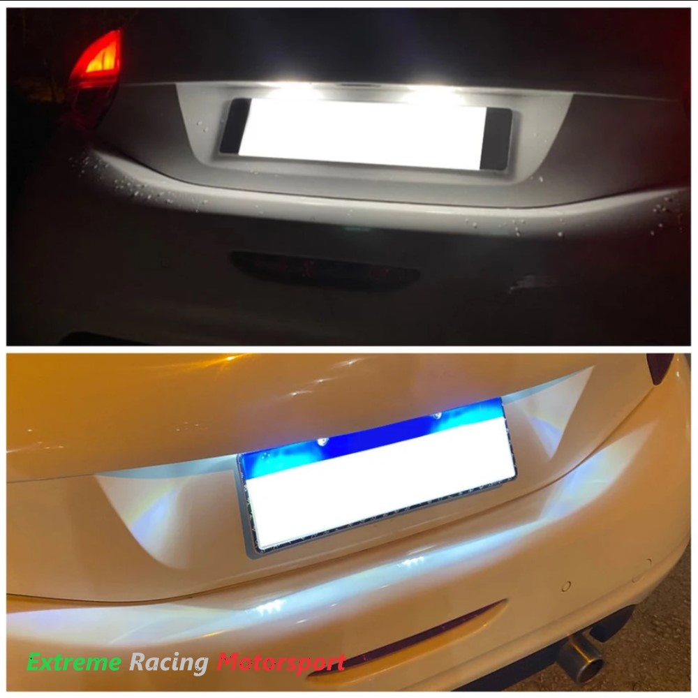 Xtreme Racing Accessori per Illuminazione LED placchette luci targa Citroën C4 Picasso 2013-2017 coppia bianca