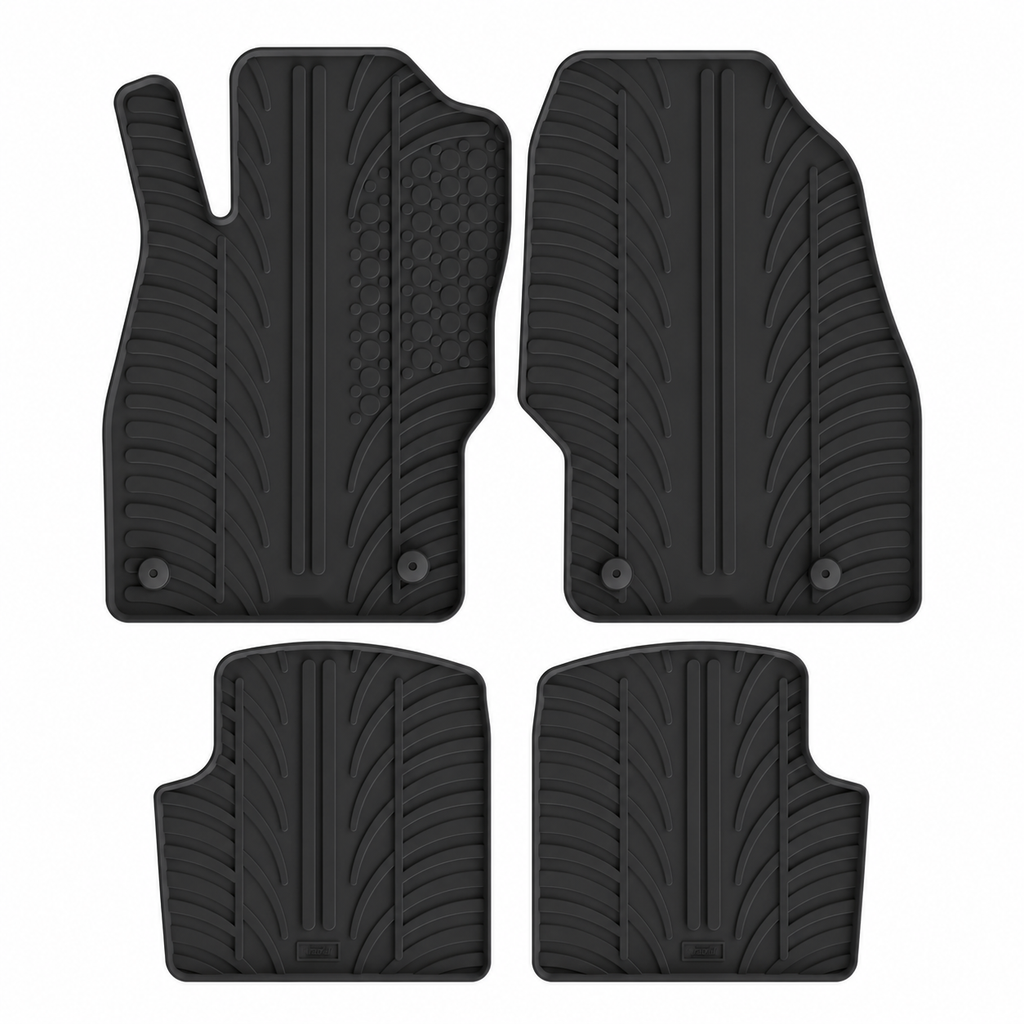 Travall Car Mats Vauxhall Astra 2004-2010 tappetini in gomma
