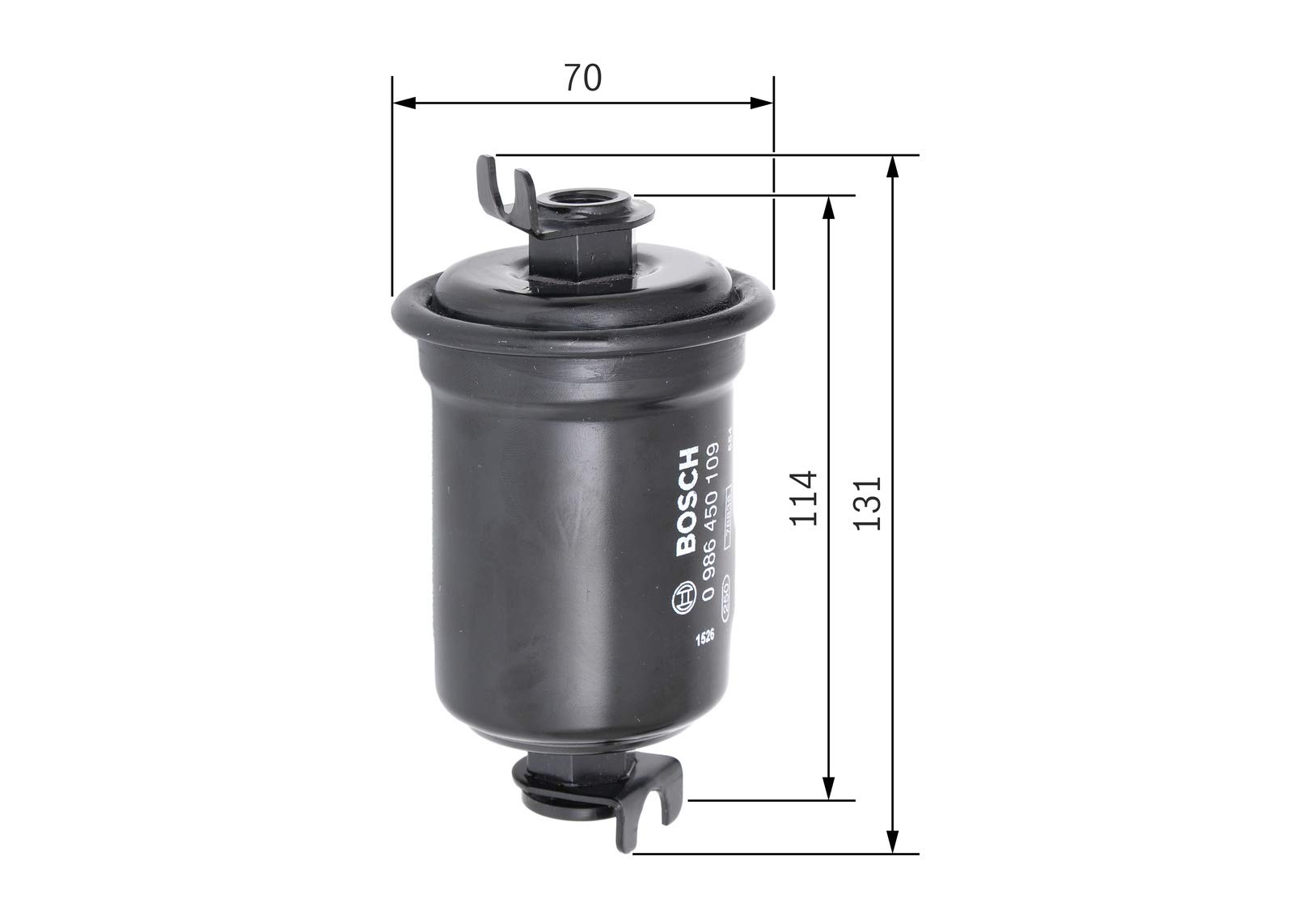 Bosch HCP Filtri 0986450109 filtro benzina per iniezione