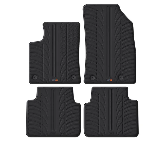 Travall Car Mats Vauxhall Crossland (2017-2021) tappetini auto in gomma sagomati