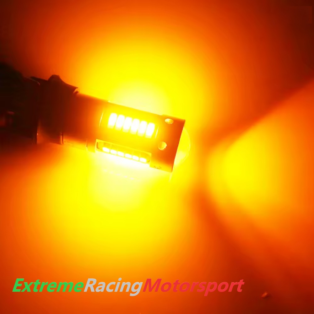 Xtreme Racing Lampadine LED PWY24W arancioni CANBUS coppia