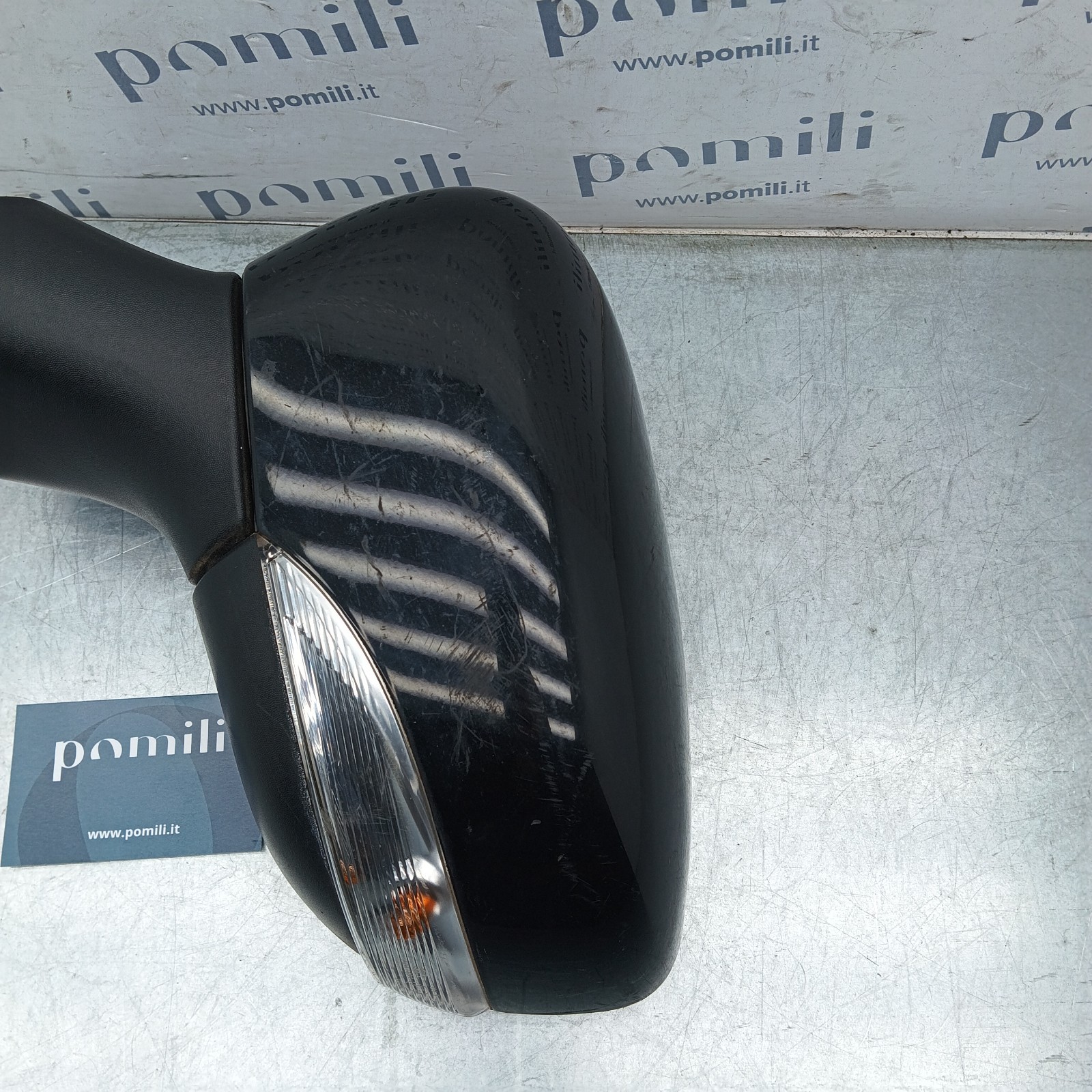Pomili Cristalli Specchietto retrovisore Clio IV sinistro 9 pin con indicatore