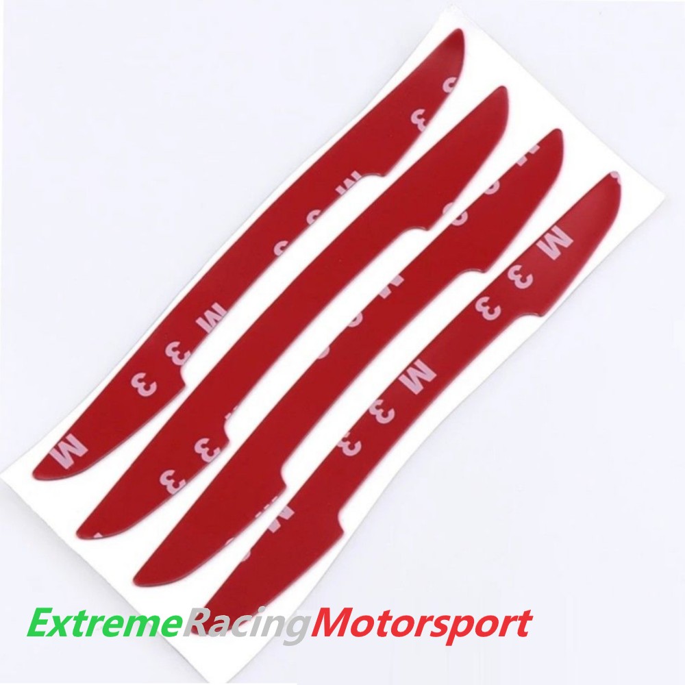 Xtreme Racing Decorazioni Auto e Adesivi Peugeot protezioni sportelli 4 pezzi gomma nera