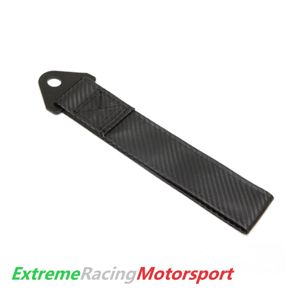 Xtreme Racing Decorazioni Auto e Adesivi Cinta di Traino Abarth carbon look nera