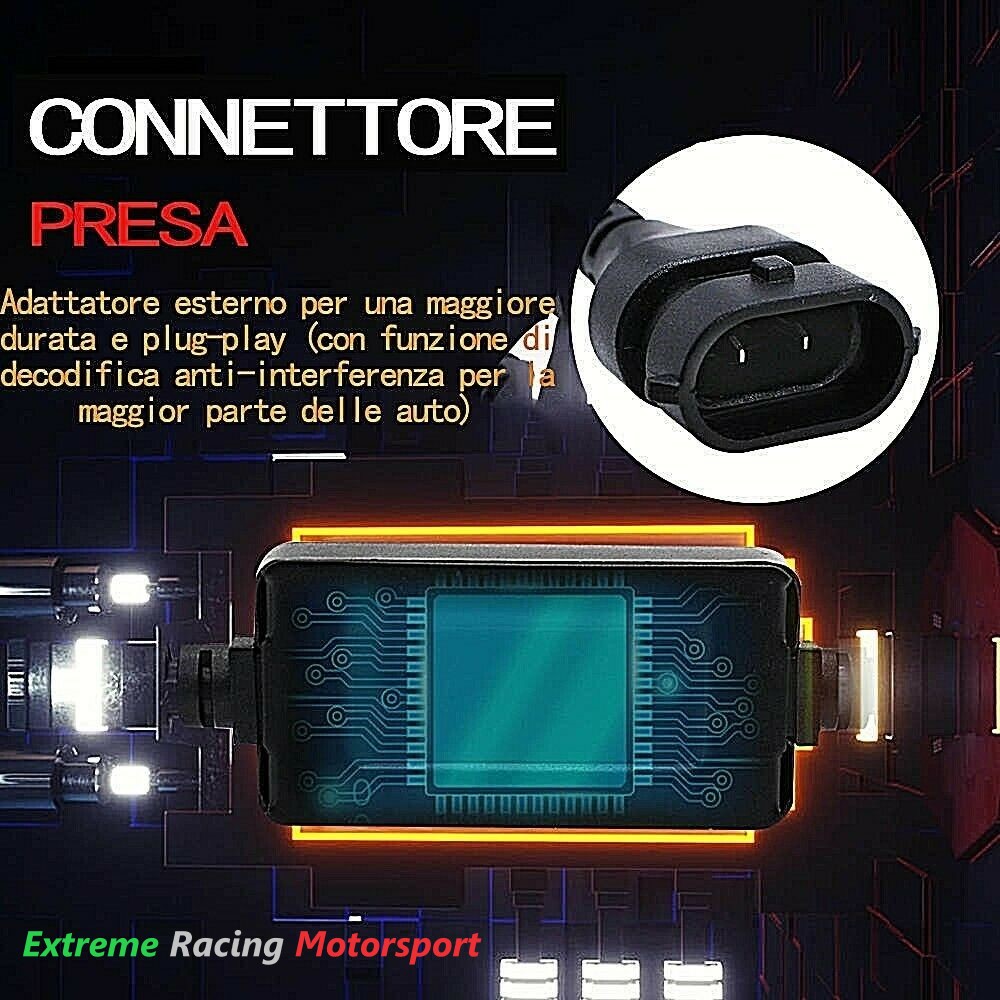 Xtreme Racing Lampadine LED ERM 20K H4 lampade BiLED 6000K 2 pezzi