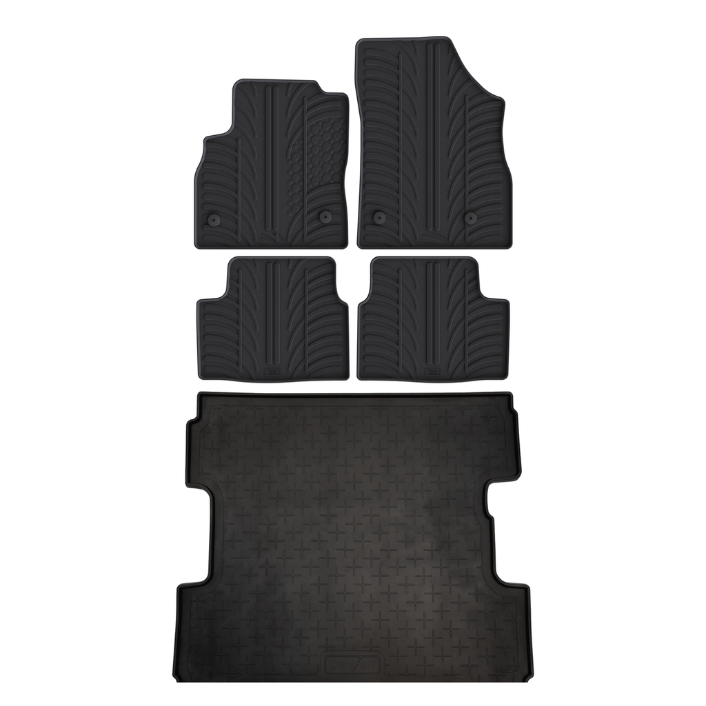 Travall Bundles Vauxhall Astra (2015-2022) kit bagagliaio 2 pezzi in gomma