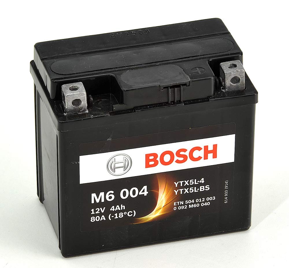 Bosch HCP Batterie 4Ah 12V M6 004 batteria moto AGM carica secca