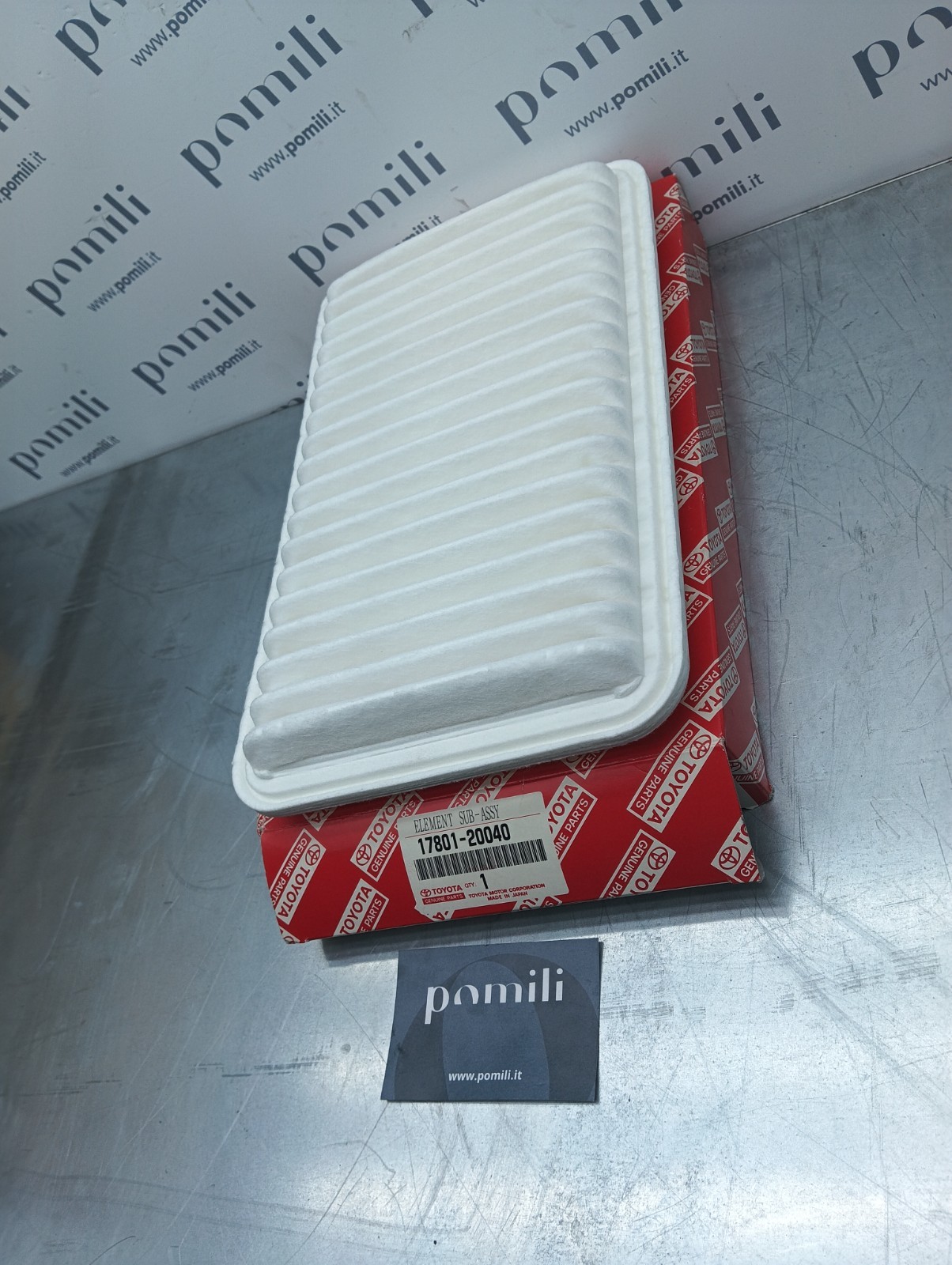 Pomili Alimentazione e scarico Toyota filtro aria motore OEM 17801-20040 usato
