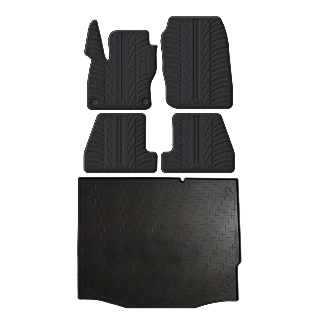Travall Bundles Ford Focus 2011-2015 kit vasca baule e tappetini gomma