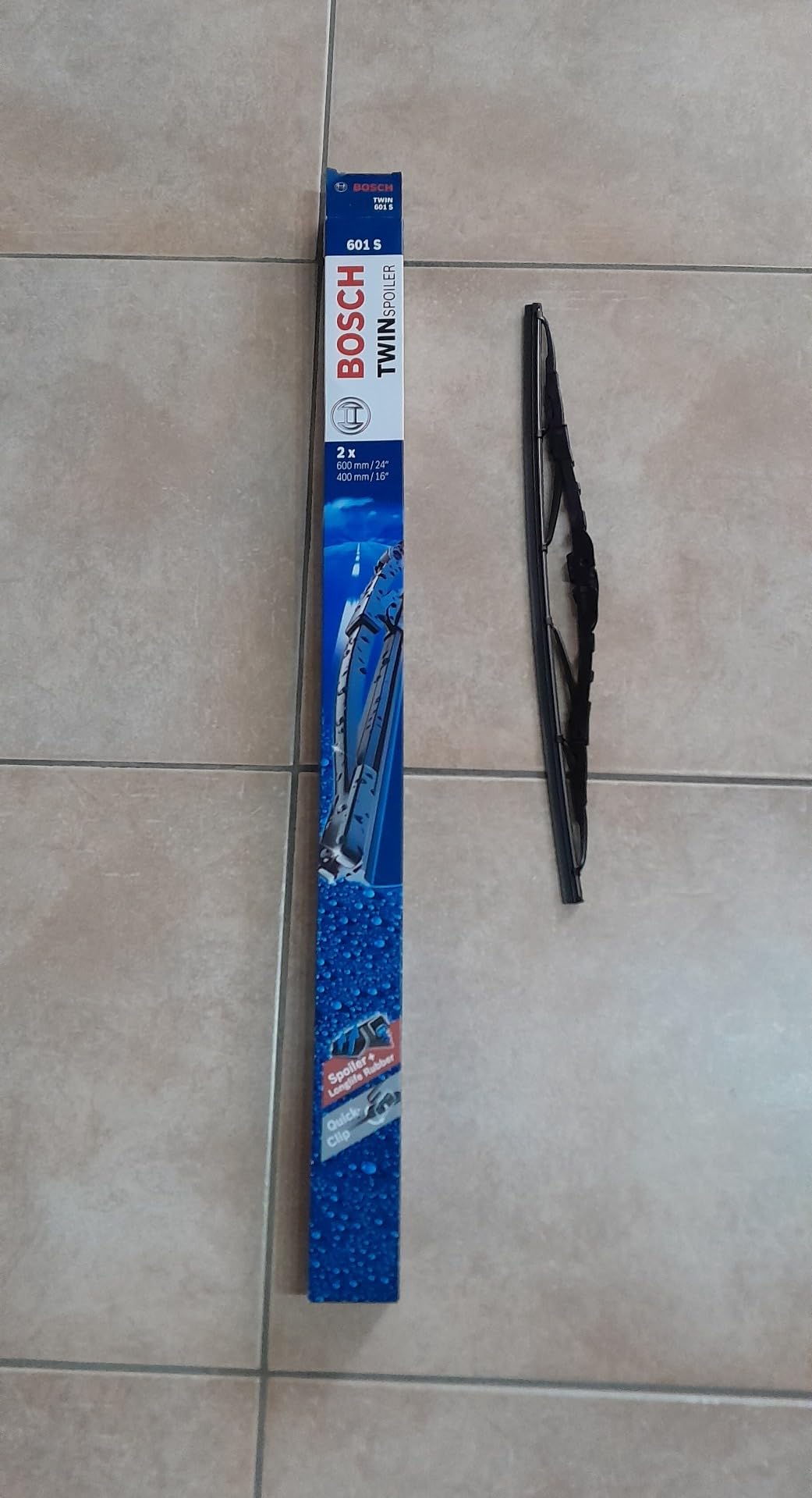 Bosch Spazzole tergicristallo 3397010297 Twin 2 pezzi 600 e 400 mm