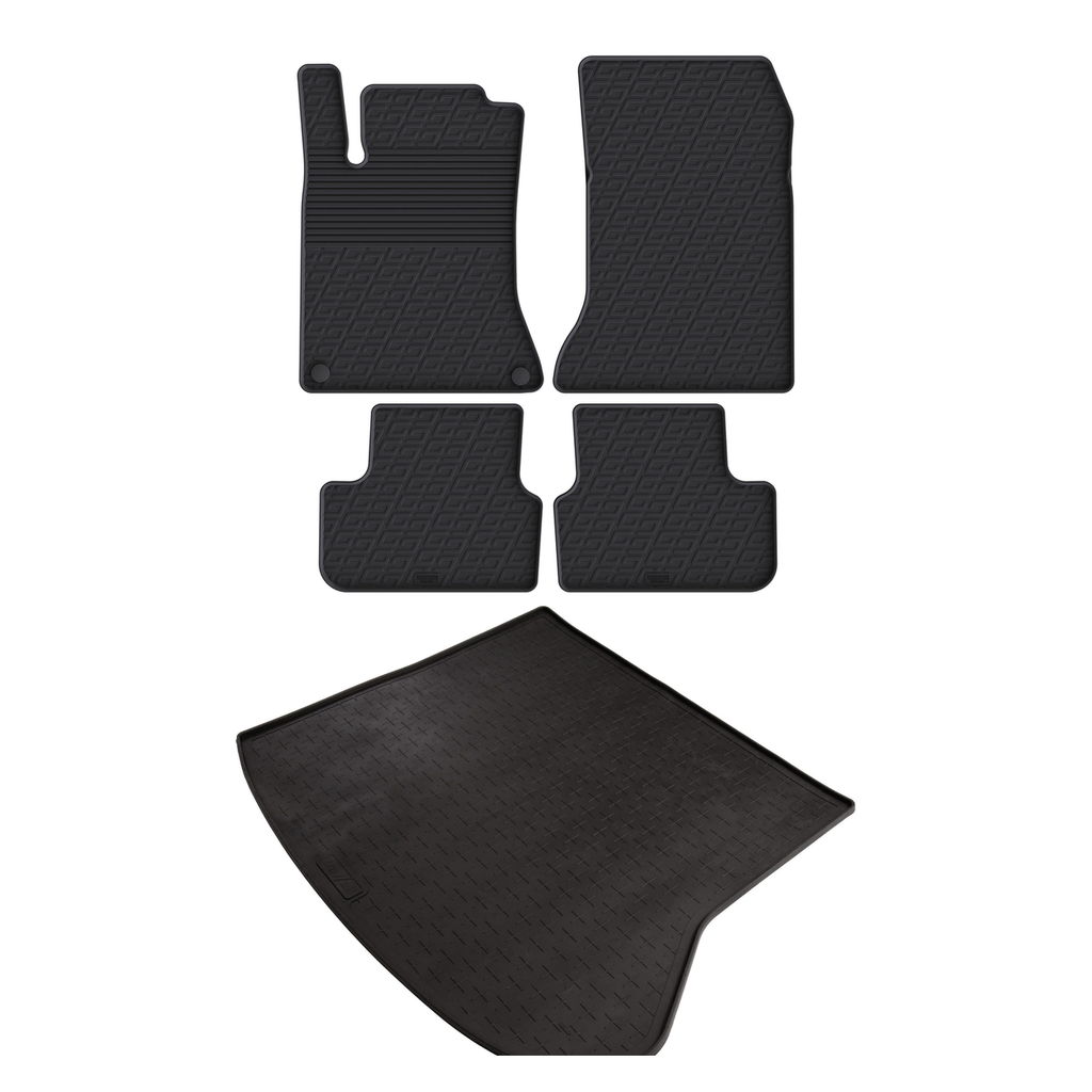 Travall Bundles Mercedes CLA (2013-2019) kit tappetini e bagagliaio in gomma