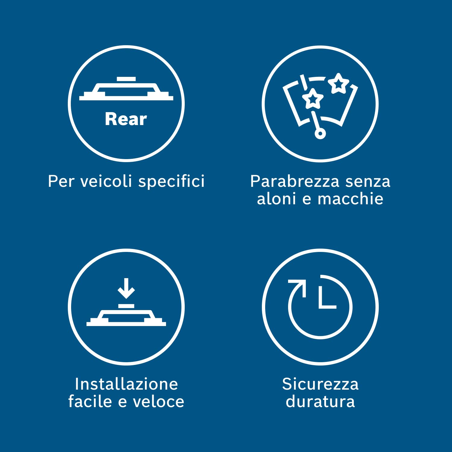 Bosch Spazzole tergicristallo H312 posteriore 300 mm 1 pezzo