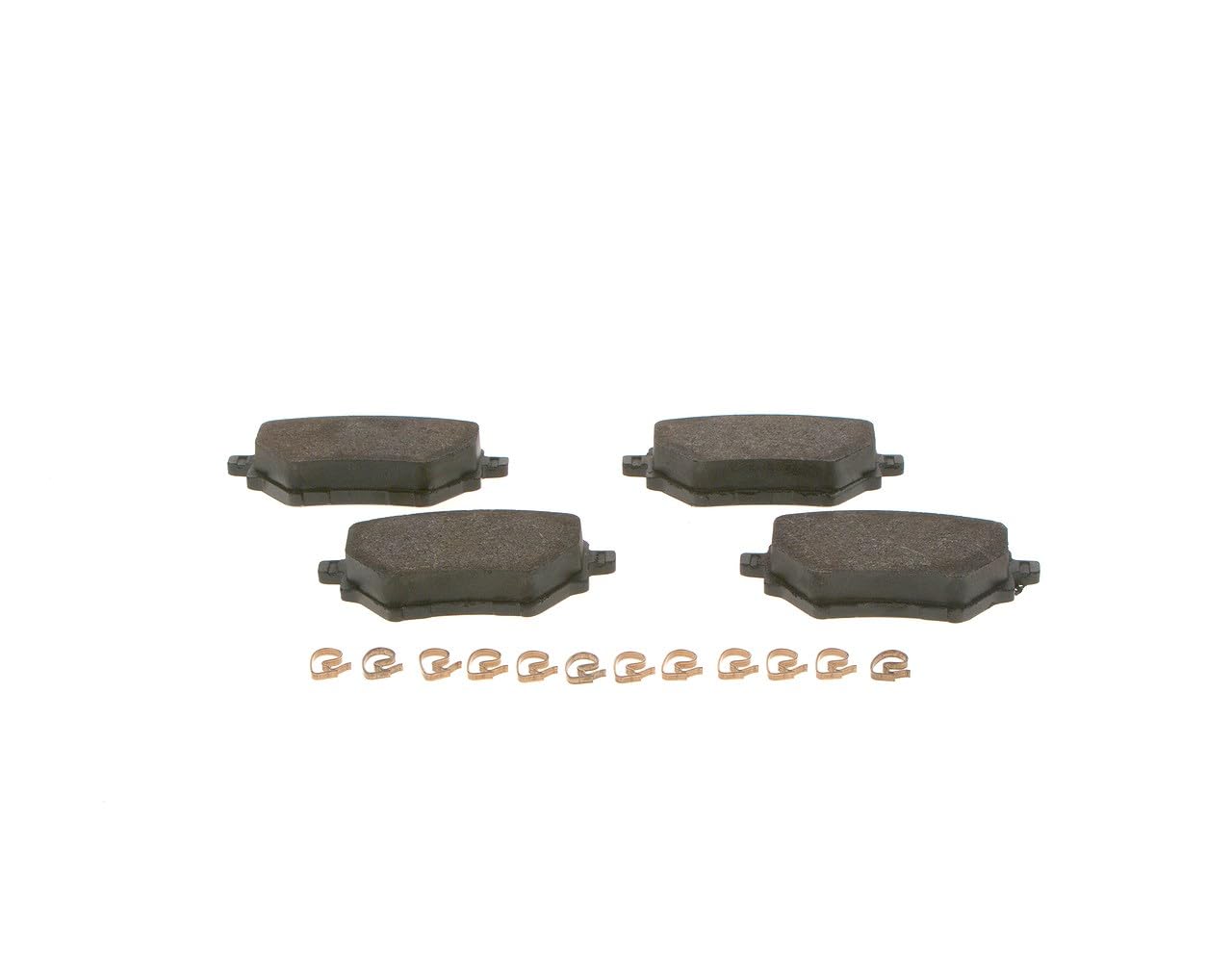 Bosch Sistema frenante 0986494716 pastiglie freno kit Low-Metallic
