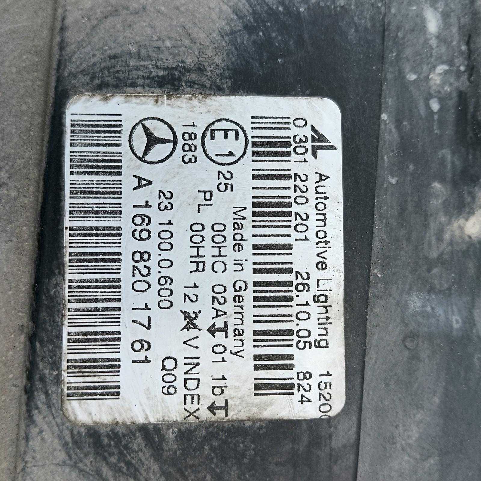 Pomili Fanaleria Faro anteriore sinistro Mercedes Classe B W245 A1698201761 usato