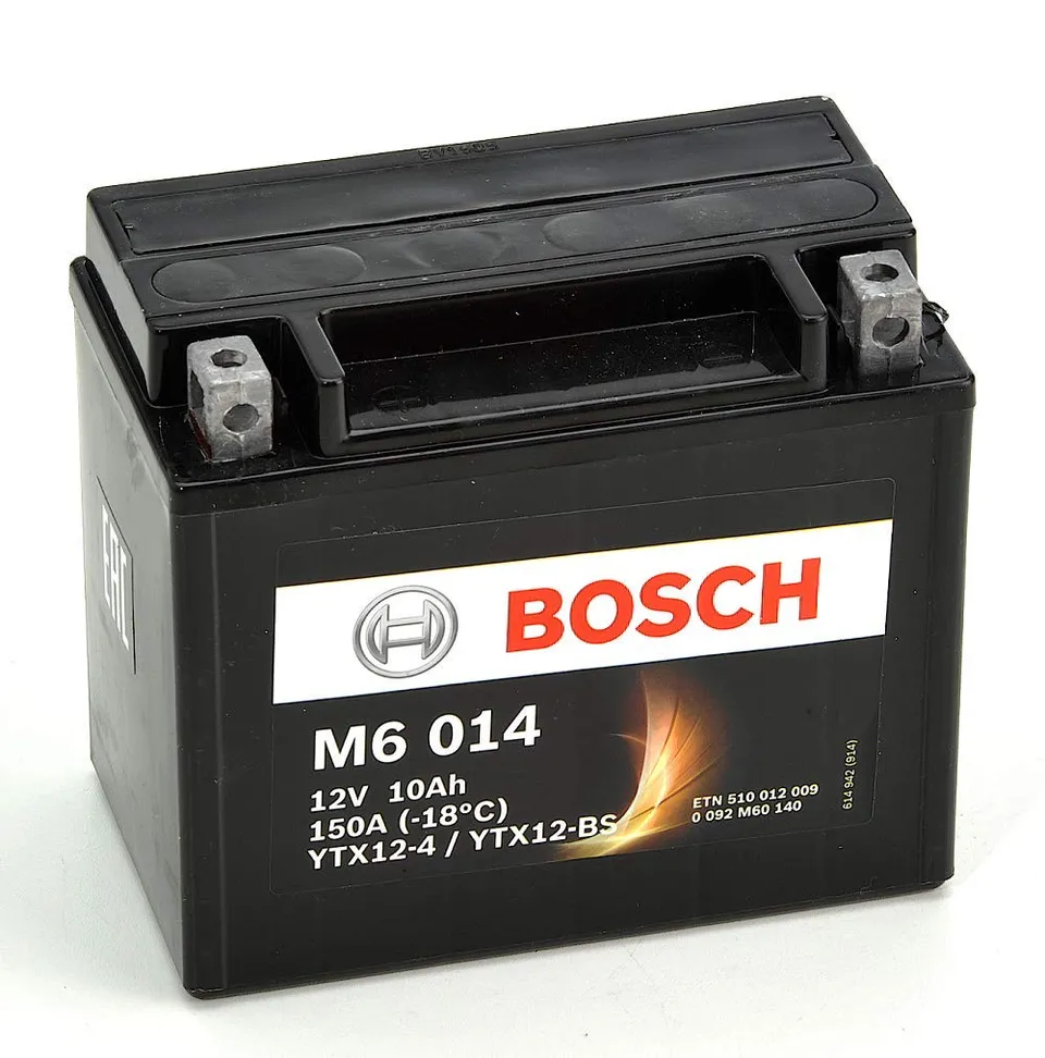 Bosch Batterie YTX12-BS batteria moto 12 V 12 Ah con acido
