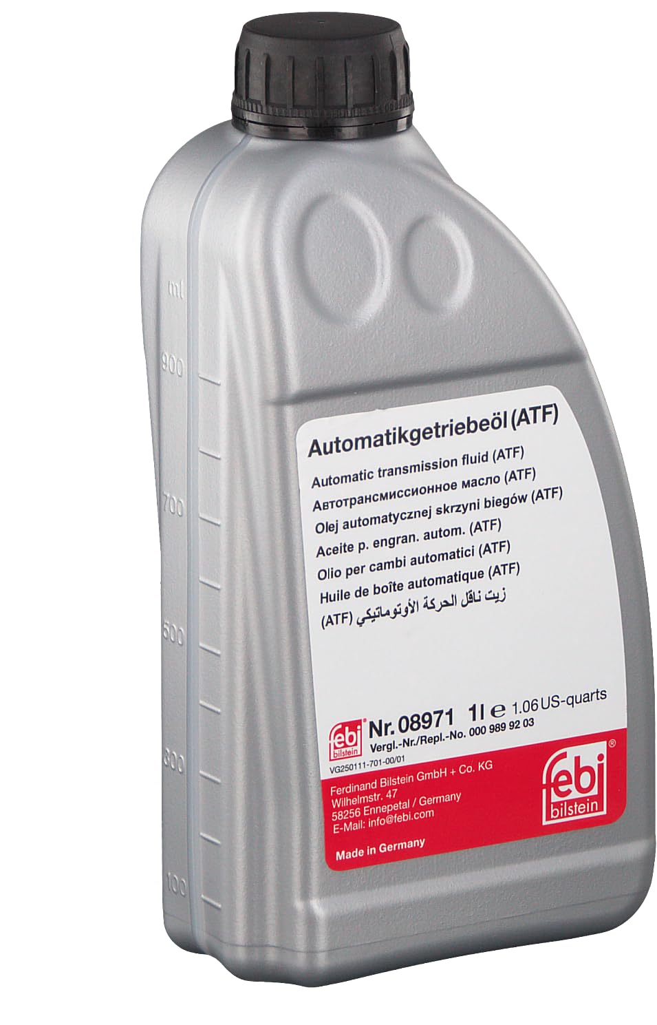 Bilstein Fluidi 08971 olio cambio automatico ATF 1 l rosso