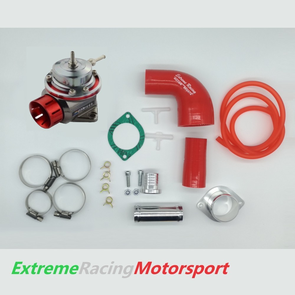 Xtreme Racing Impianto Carburante e Regolatori di Pressione Kit Completo Valvola Pop Off ERM FV Red Abarth 500 valvola pop off regolabile
